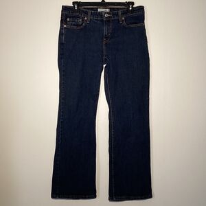 Levi's Indigo Flared Wide-Leg Jeans